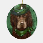 Amerikaanse Cocker Spaniel  Keramisch Ornament (Links)