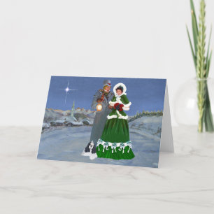 Amerikaanse Cocker Spaniel Kerst Feestdagen Kaart