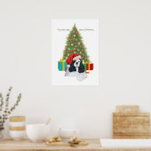 Amerikaanse Cocker Spaniel Kerst Poster (Keuken)