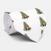 Amerikaanse Cocker Spaniel Kerst Stropdas (Opgerold)