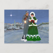 Amerikaanse Cocker Spaniel Kerstmis Feestdagenkaart (Voorkant)