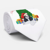 Amerikaanse Cocker Spaniel Kerstmis Stropdas (Opgerold)