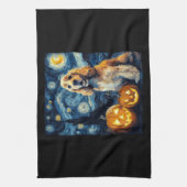 Amerikaanse Cocker Spaniel Lieve Hond Halloween Ja Theedoek (Verticaal)