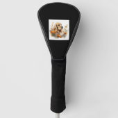 Amerikaanse Cocker Spaniel met Wildflower 2 Golfheadcover (Voorkant)