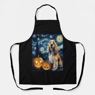 Amerikaanse Cocker Spaniel Mooie Hond Halloween Ja Schort