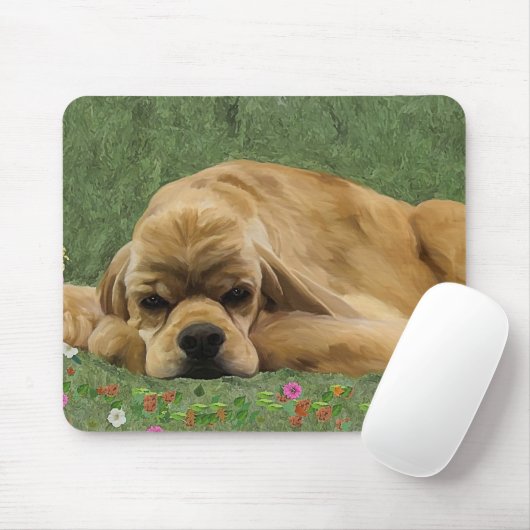 Amerikaanse Cocker Spaniel Muismat (Met muis)