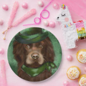 Amerikaanse Cocker Spaniel Papieren Bordje (Feest)