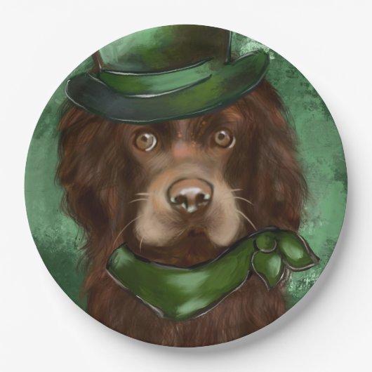 Amerikaanse Cocker Spaniel Papieren Bordje (Voorkant)