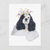 Amerikaanse Cocker Spaniel Party Animal Uitnodiging Briefkaart (Voorkant)