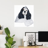 Amerikaanse Cocker Spaniel Poster (Thuiskantoor)