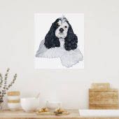 Amerikaanse Cocker Spaniel Poster (Keuken)