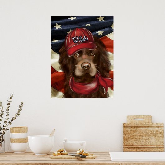Amerikaanse Cocker Spaniel Poster (Keuken)