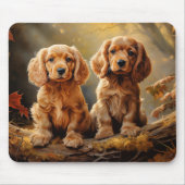 Amerikaanse Cocker Spaniel puppies Muismat (Voorkant)
