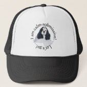 Amerikaanse Cocker Spaniel Rustig Onderdanig Trucker Pet (Voorkant)