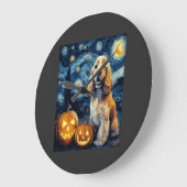 Amerikaanse Cocker Spaniel Schattige Hond Hallowee Grote Klok (Hoek)
