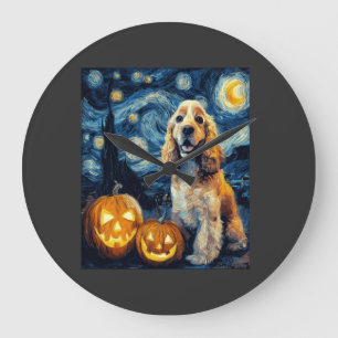 Amerikaanse Cocker Spaniel Schattige Hond Hallowee Grote Klok