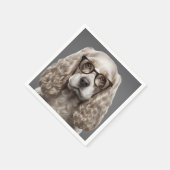 Amerikaanse Cocker Spaniel Servet (Hoek)