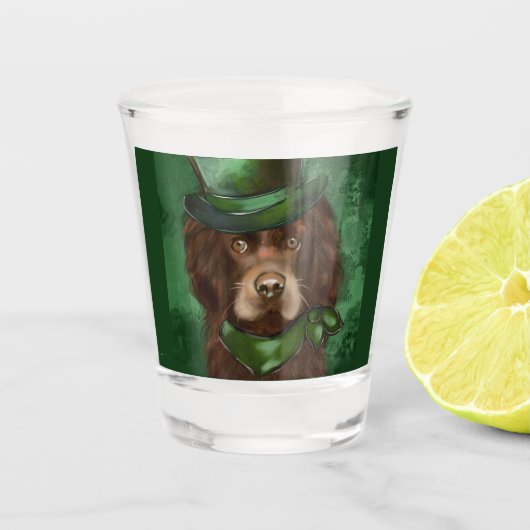 Amerikaanse Cocker Spaniel Shot Glas (Voorkant)