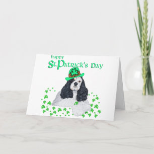 Amerikaanse Cocker Spaniel St. Patrick's Day Kaart