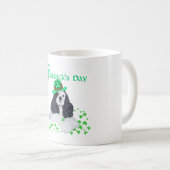 Amerikaanse Cocker Spaniel St. Patrick's Day Koffiemok (Voorkant rechts)