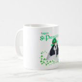 Amerikaanse Cocker Spaniel St. Patrick's Day Koffiemok (Voorkant links)
