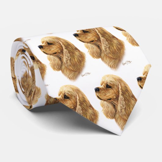 Amerikaanse Cocker Spaniel Stropdas (Opgerold)