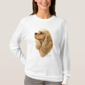 Amerikaanse Cocker Spaniel T-shirt (Voorkant)