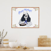 Amerikaanse Cocker Spaniel Zeiler Poster (Keuken)