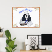 Amerikaanse Cocker Spaniel Zeiler Poster (Thuiskantoor)