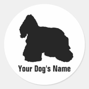 Amerikaanse Cocker Spel ア・ コ ッ, カ, メ, , リ Ronde Sticker