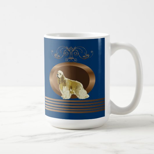Amerikaanse cockerspaniel koffiemok (Rechts)