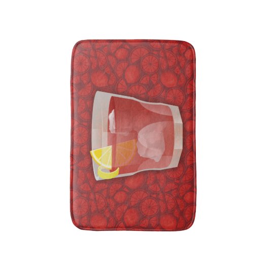 Amerikaanse cocktail badmat (Voorkant Verticaal)