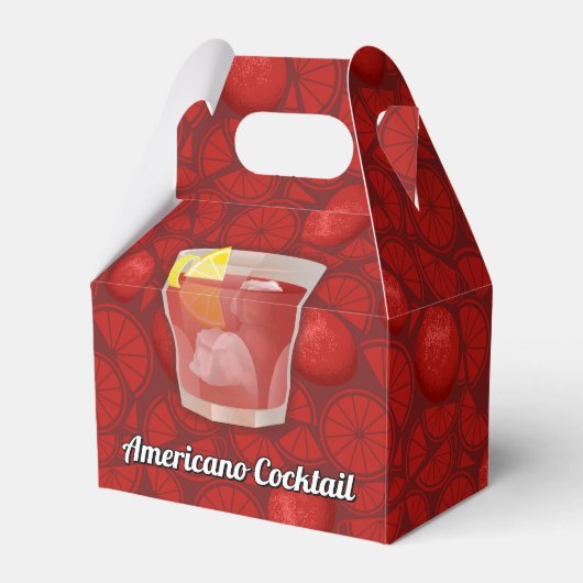 Amerikaanse cocktail bedankdoosjes (Voorkant Zijde)