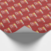 Amerikaanse cocktail cadeaupapier (Hoek)