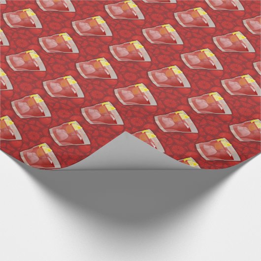 Amerikaanse cocktail cadeaupapier (Hoek)