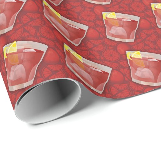 Amerikaanse cocktail cadeaupapier (Rol Hoek)