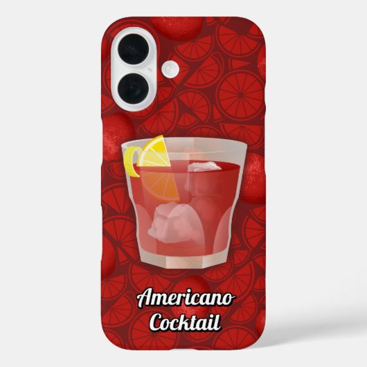 Amerikaanse cocktail Case-Mate iPhone case (Achterkant)