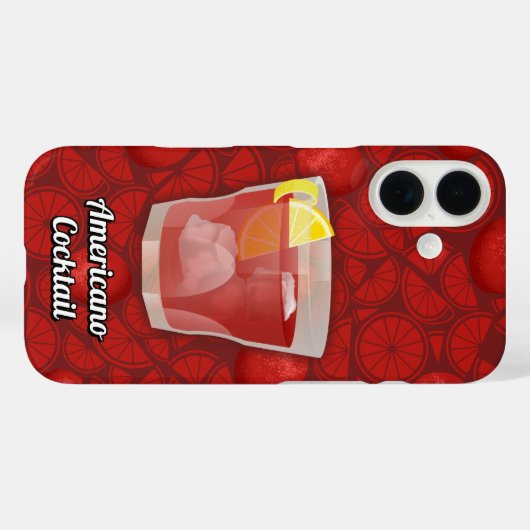 Amerikaanse cocktail Case-Mate iPhone case (Achterkant (horizontaal))