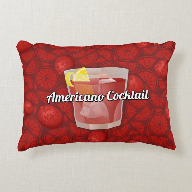 Amerikaanse cocktail decoratief kussen (Voorkant)