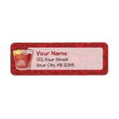 Amerikaanse cocktail etiket (Voorkant)