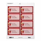 Amerikaanse cocktail etiket (Full Sheet)