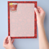 Amerikaanse cocktail flyer (Hand)