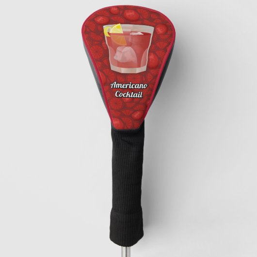 Amerikaanse cocktail golfheadcover (Voorkant)