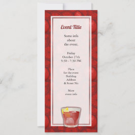 Amerikaanse cocktail kaart