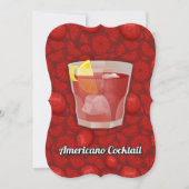 Amerikaanse cocktail kaart (Voorkant)
