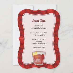 Amerikaanse cocktail kaart