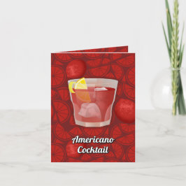 Amerikaanse cocktail kaart