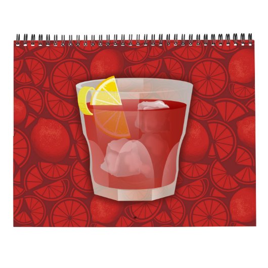Amerikaanse cocktail kalender (Achterkant)
