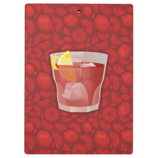 Amerikaanse cocktail klembord (Achterkant)