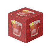Amerikaanse cocktail kubus (Voorkant hoekig)